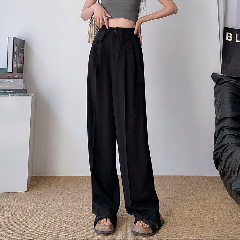 Trisha Straight Cut Drape Pants