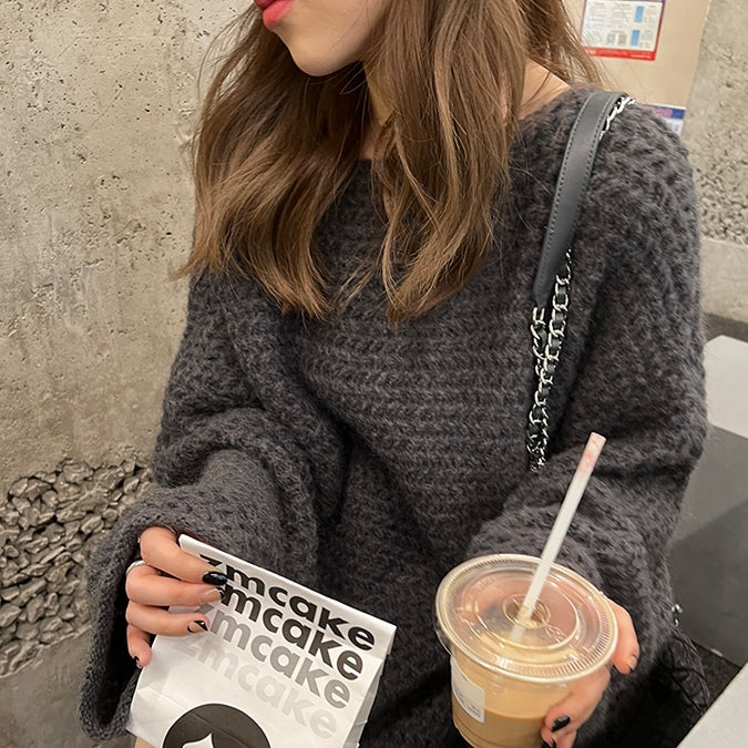 Eunha Wool Oversized Sweater