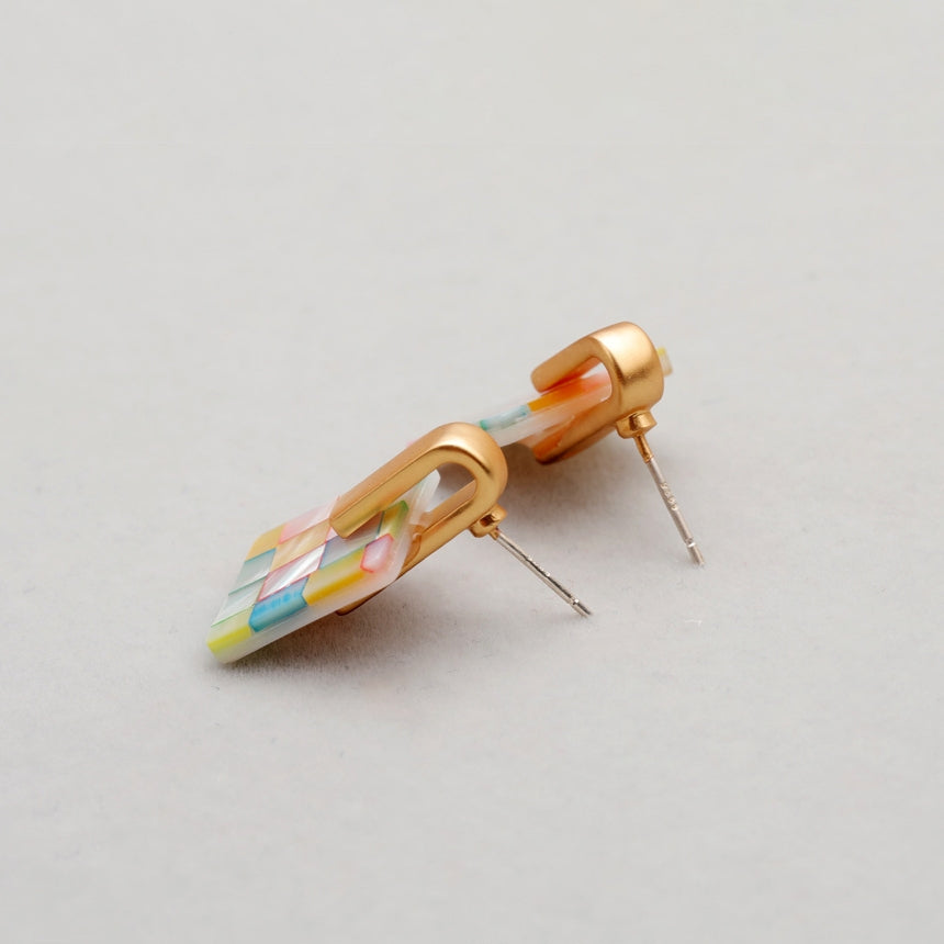 Violet Shell Earrings