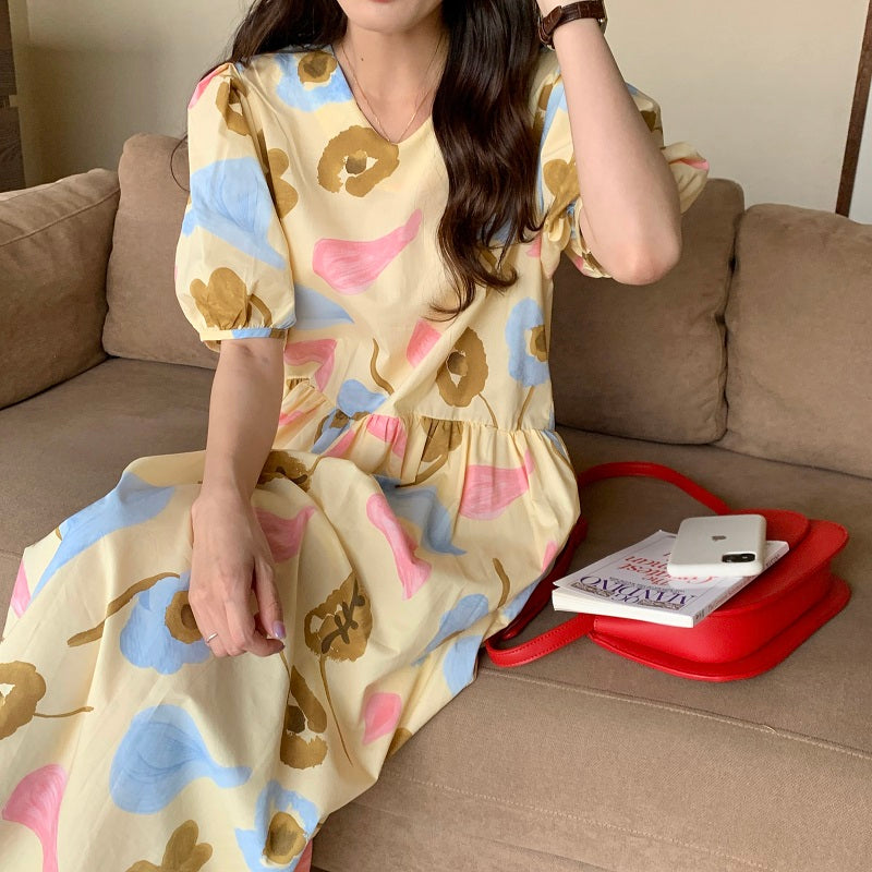 Camila Floral Puff Sleeve Dress