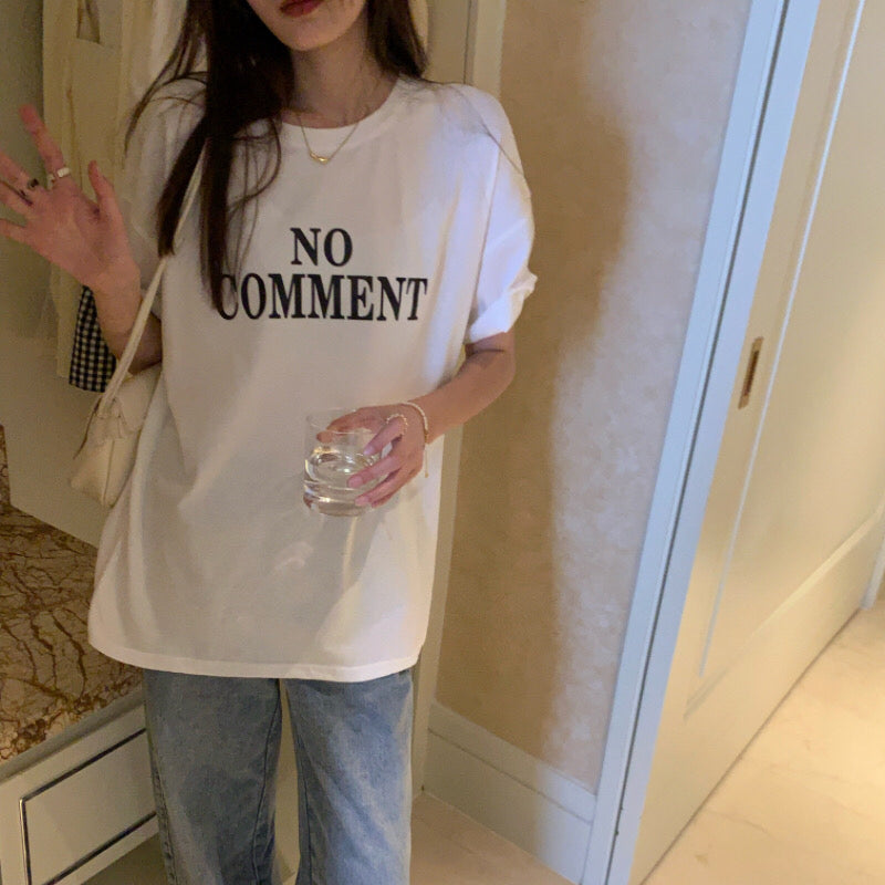 Niko Round Neck Text Tee