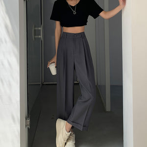 Billie Drape Wide Leg Capri Pants