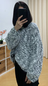 Rainbow Knit Pullover (Black) [Ref : 24396120]