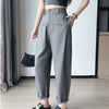 Ramie High Waist Harem Pants