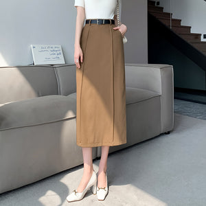 Valeria Mid Length High Waist Skirt