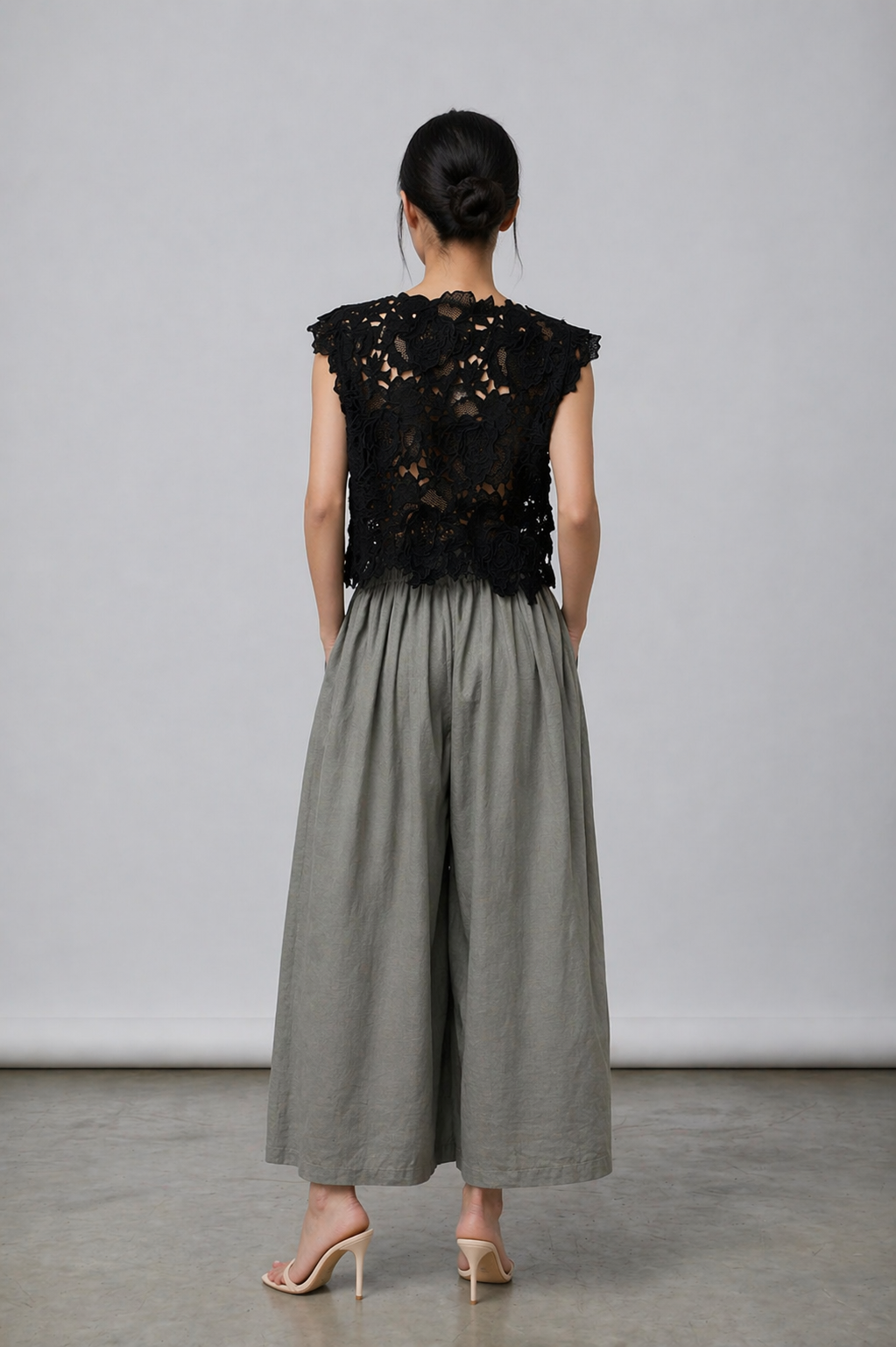 Adriana Crochet lace Top