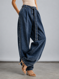 Anderson Belted Barrel Jeans