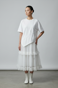 Ayla Asymmetrical Zip Hem Top