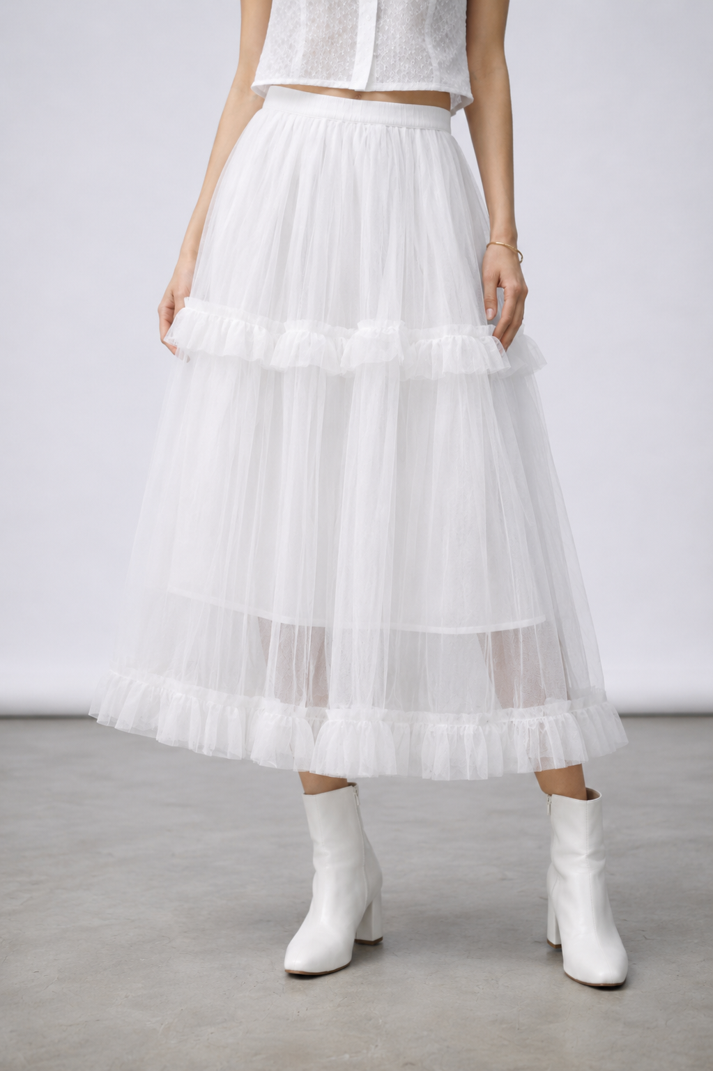 Rachel Ruffle Skirt