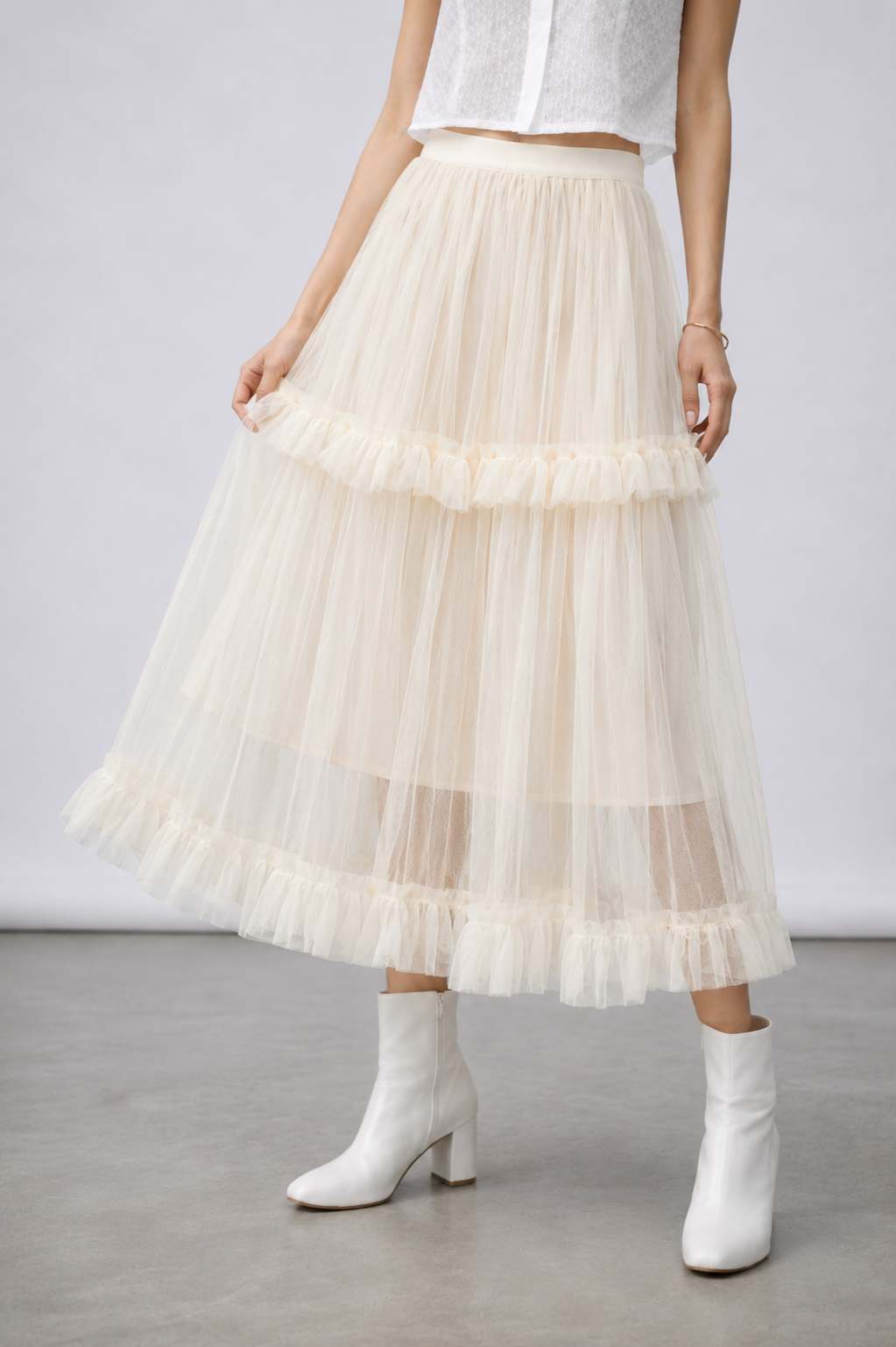 Rachel Ruffle Skirt
