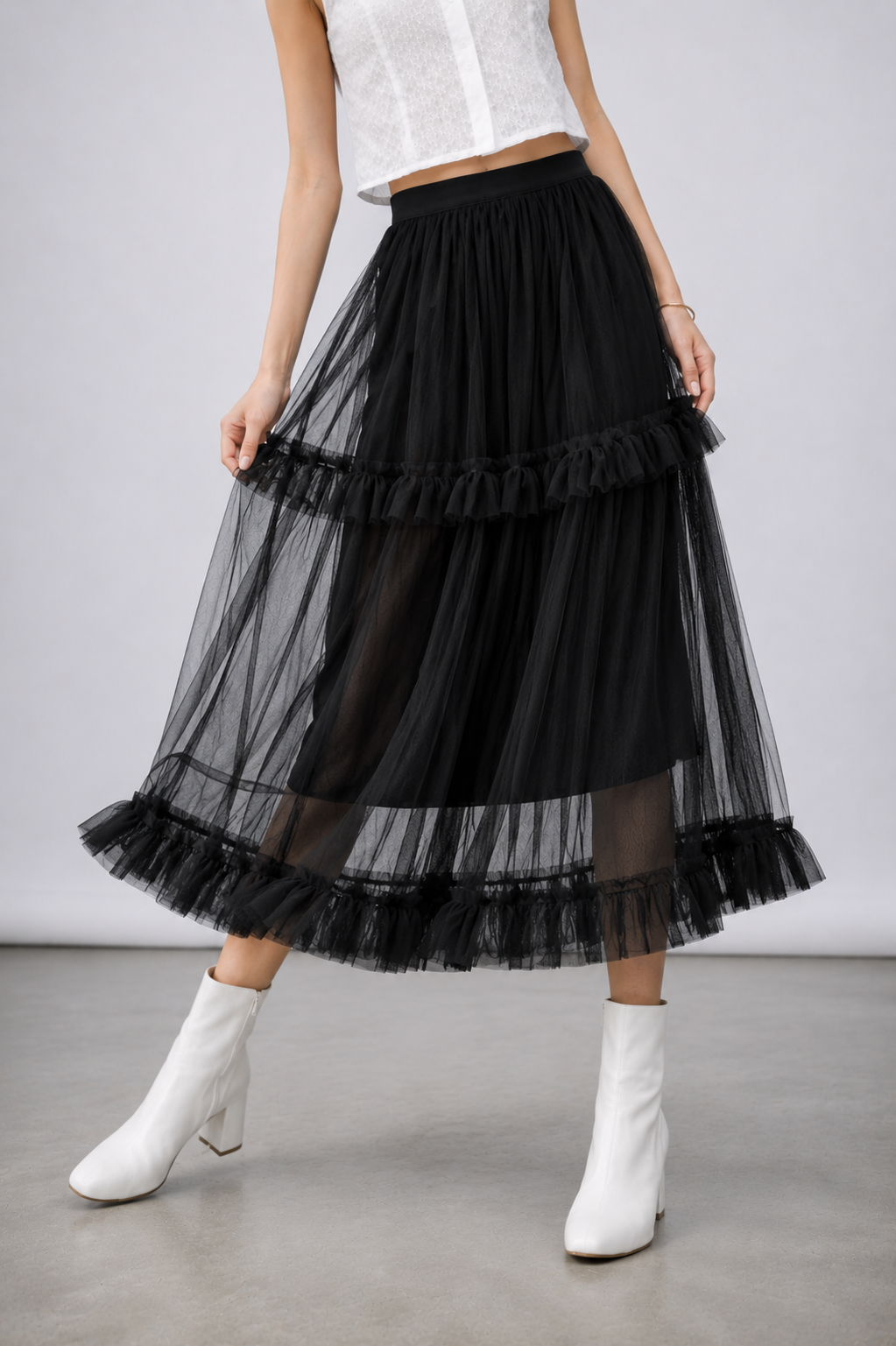 Rachel Ruffle Skirt