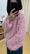 Rainbow Knit Pullover (Pink) [Ref : 24396120]