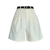 Polka Dots A-Line High Waist Shorts