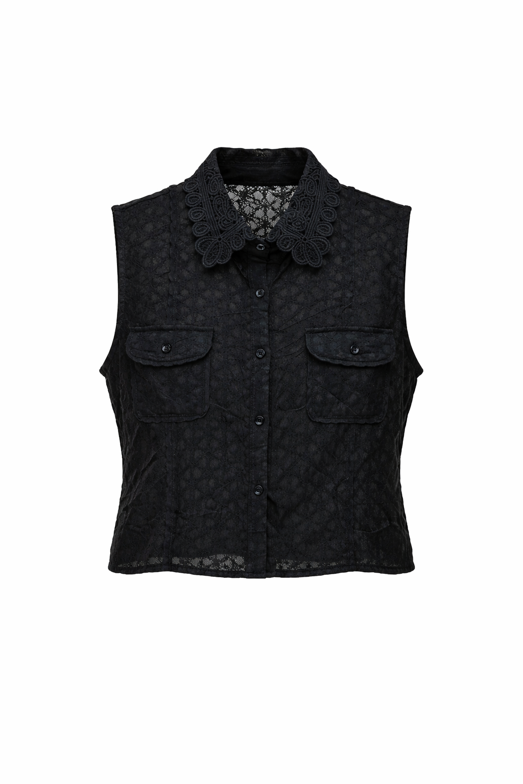 Jane Lace Sheer Blouse