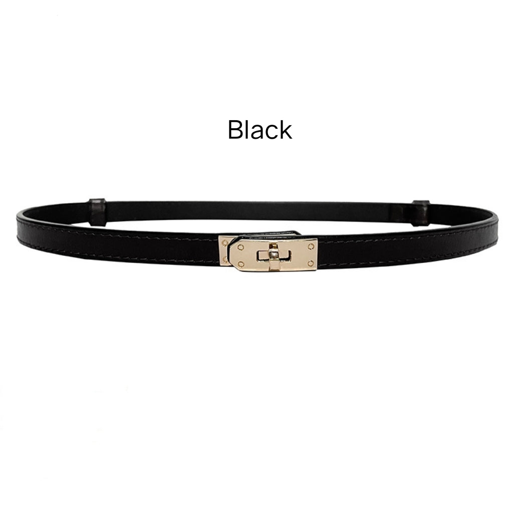 Haimi Calf Leather Buckle Belt