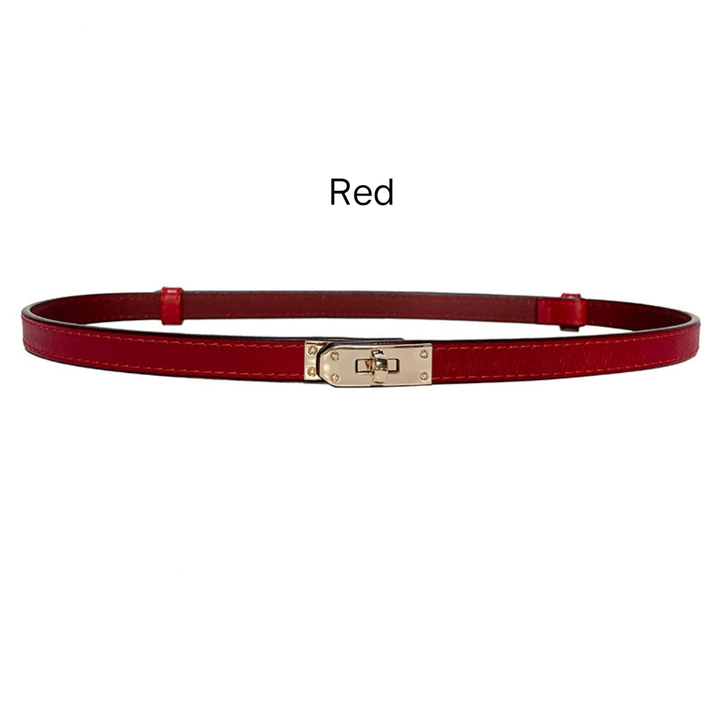 Haimi Calf Leather Buckle Belt