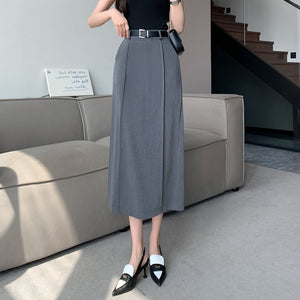 Valeria Mid Length High Waist Skirt