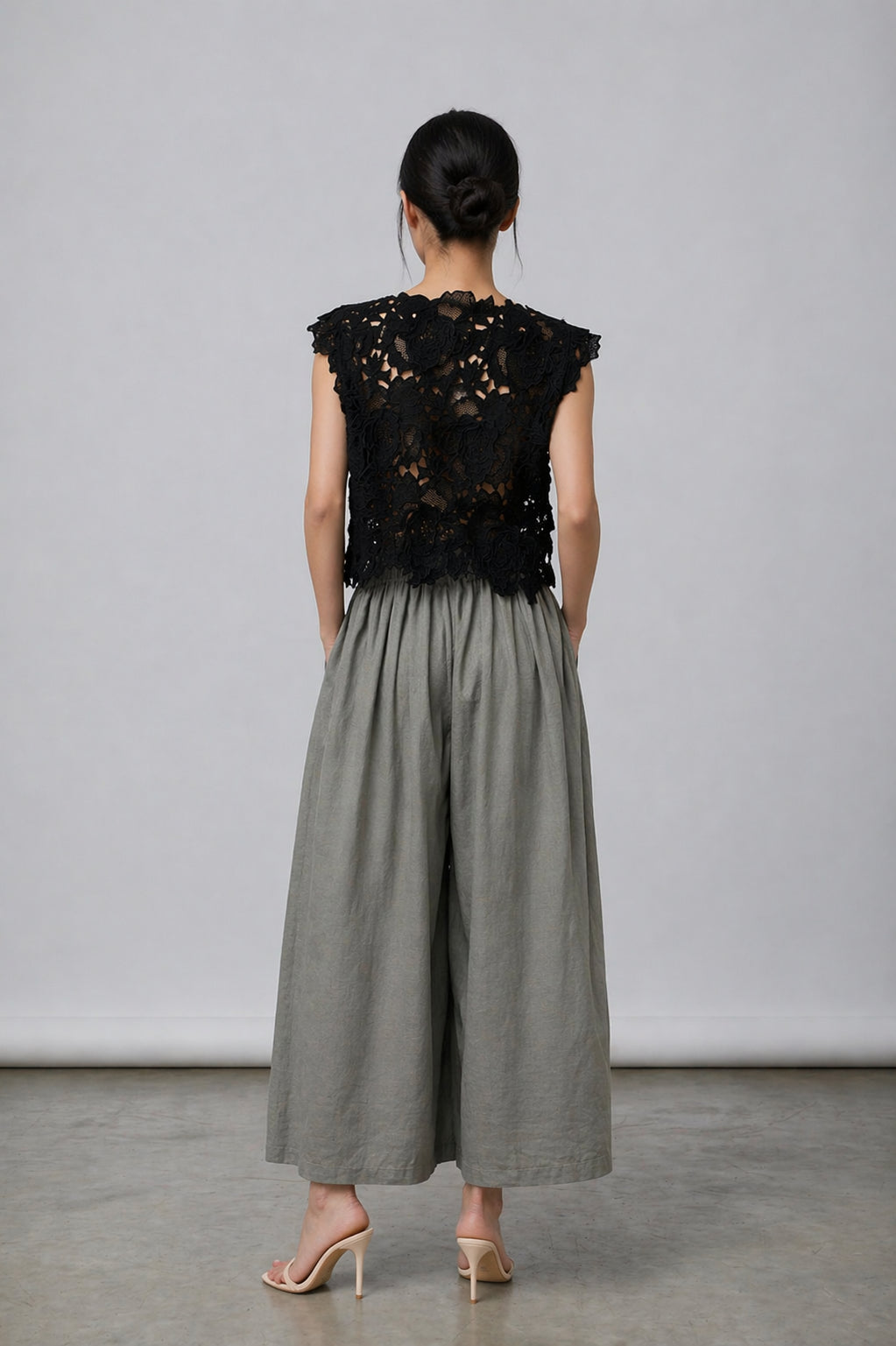 Adriana Crochet lace Top