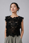 Adriana Crochet lace Top