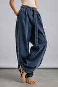 Anderson Belted Barrel Jeans