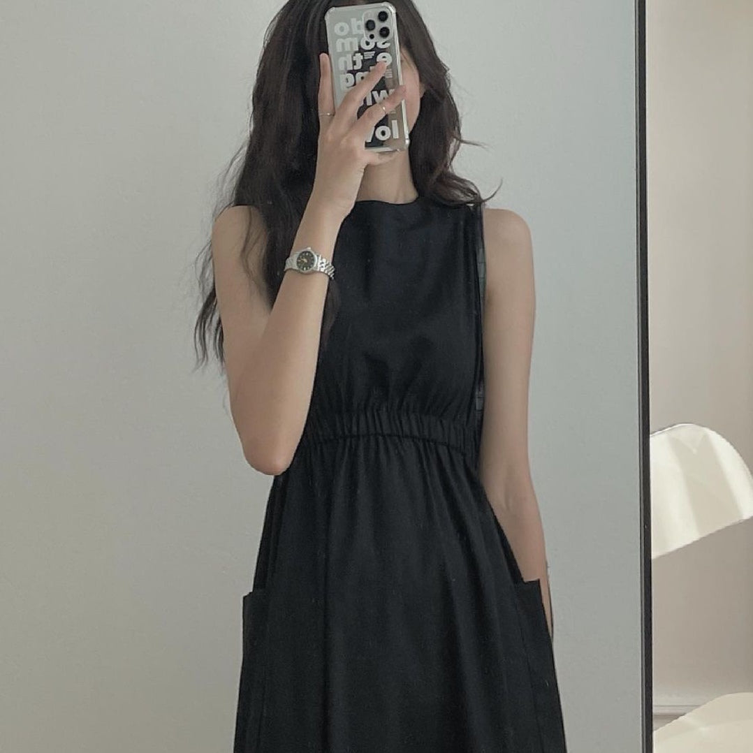 Miles Sleeveless Elastic Waistband Dress