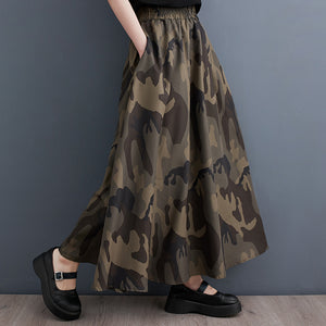 Nova Camouflage Print Skirt