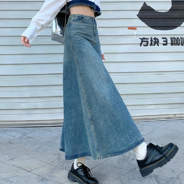 Dolly A-Line Denim Skirt