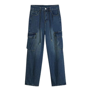 Sheldon High-Waisted Cargo Jeans