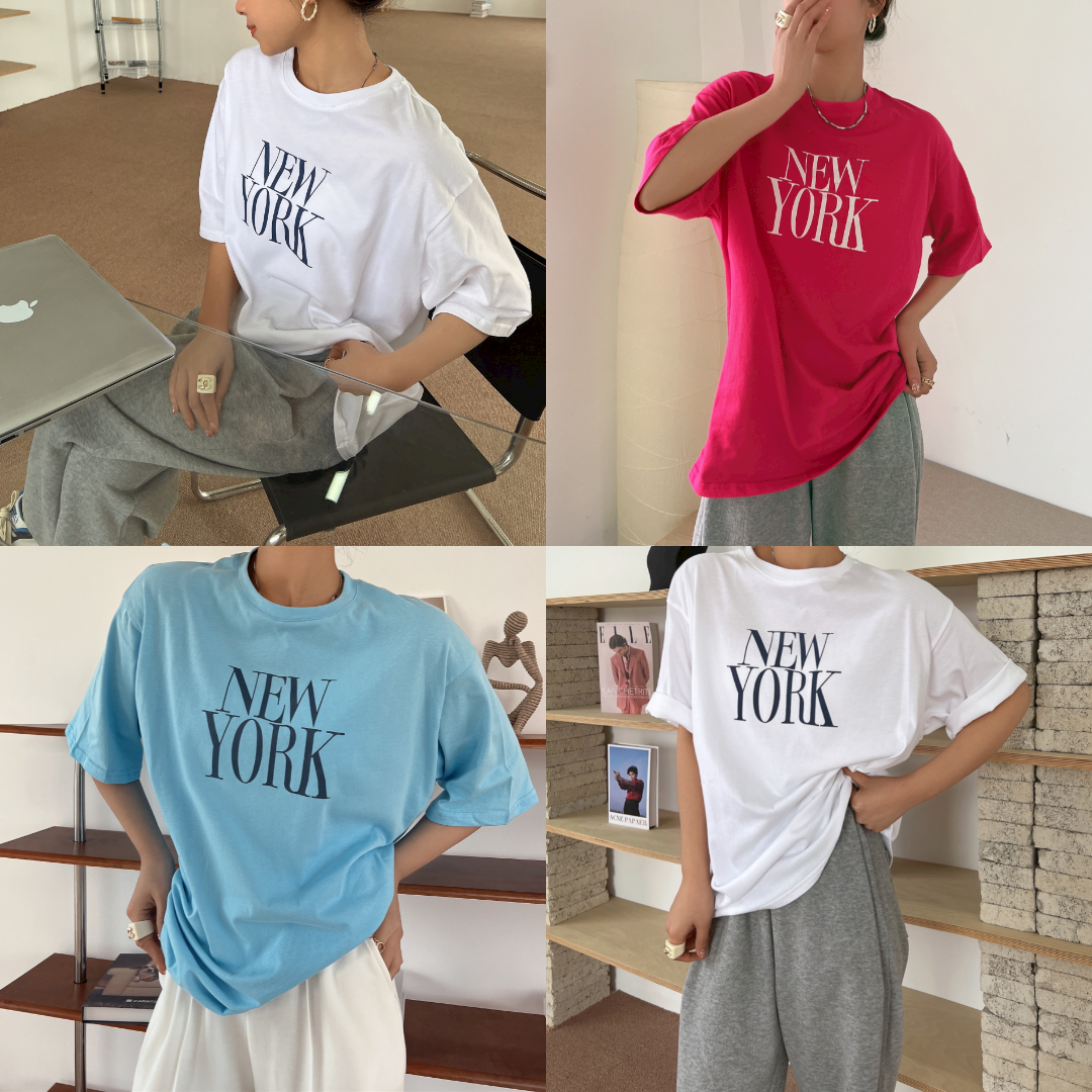 Ariana New Yoke Text Tee