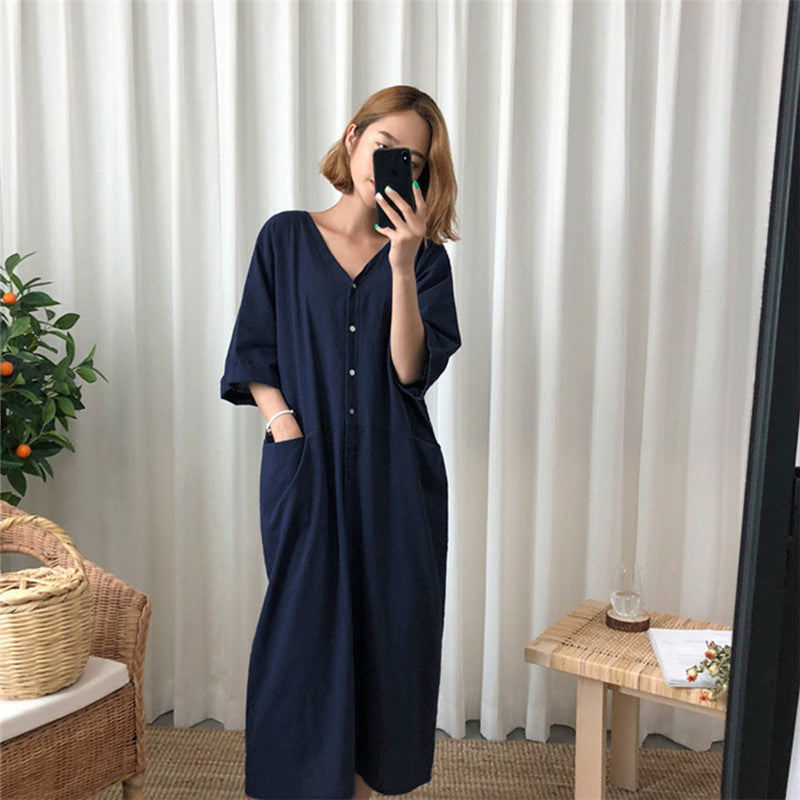 Gabby Cotton Linen Dress