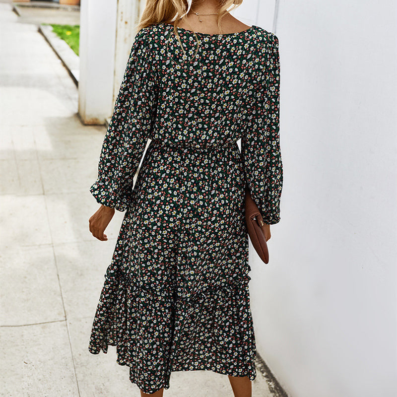 Emery Floral Puff Sleeve Dress