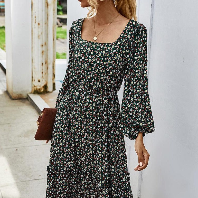 Emery Floral Puff Sleeve Dress