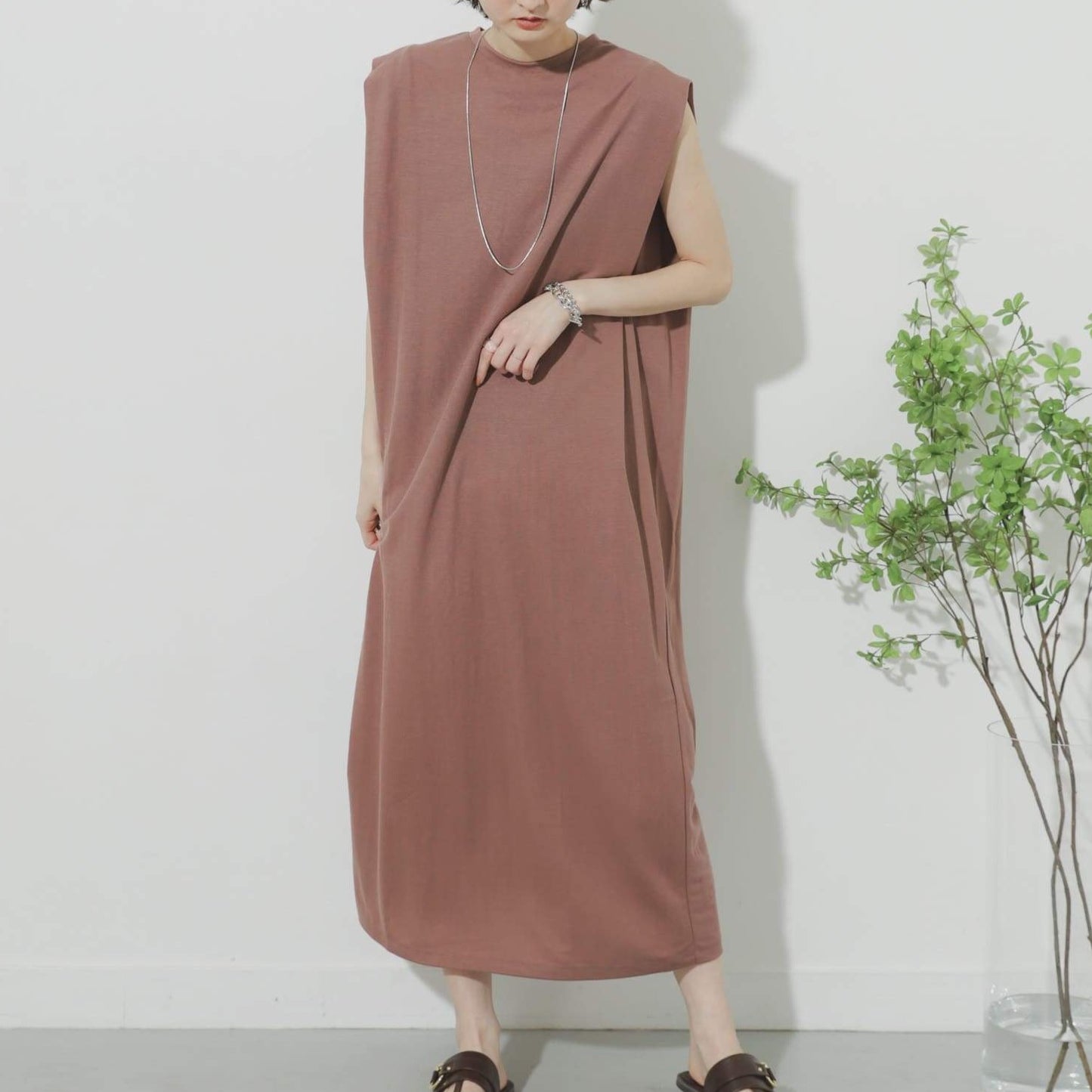 Britanny Back Button Maxi Dress