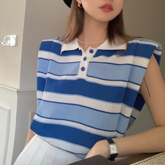 Jordie Stripe Box Top