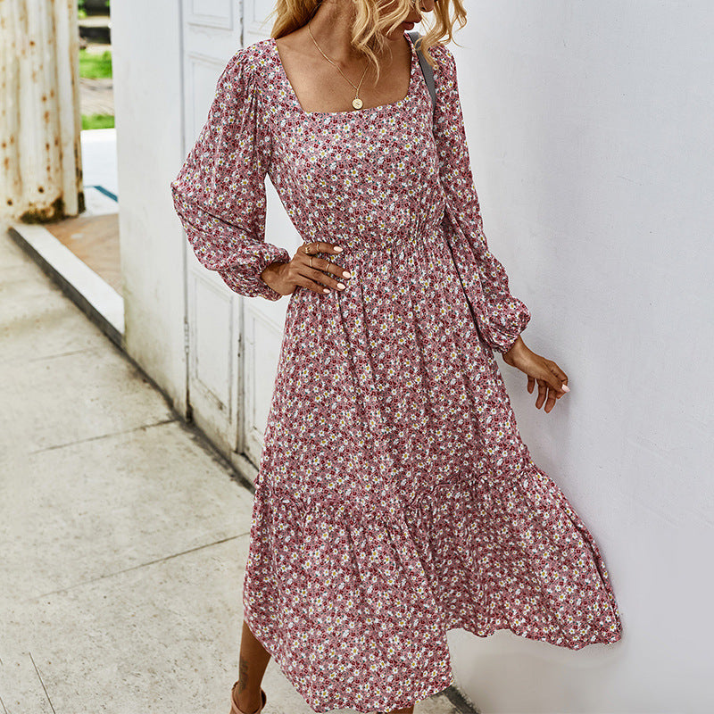 Emery Floral Puff Sleeve Dress