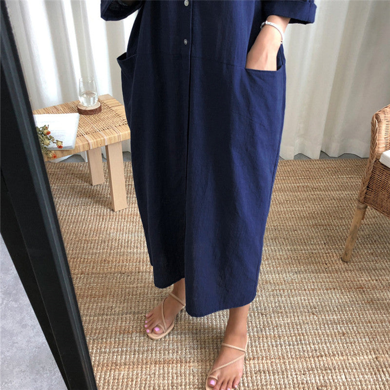 Gabby Cotton Linen Dress