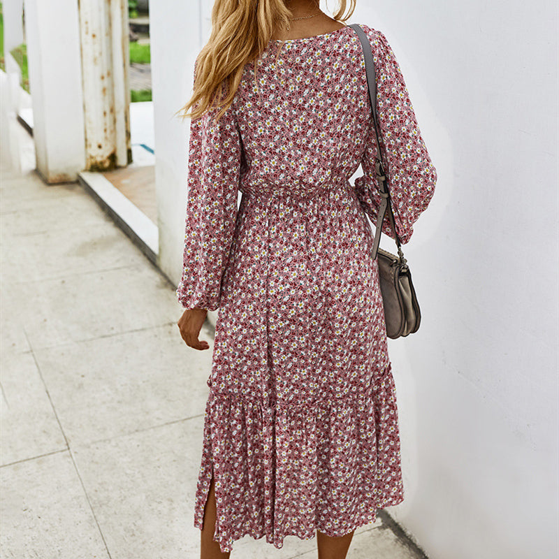 Emery Floral Puff Sleeve Dress