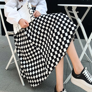 Haley Checkered Skirt