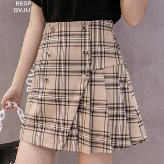 Ritza Checkered Skirt