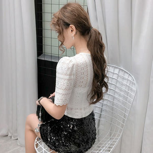 Scallop Lace Top