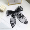 Embroidery Lace Ribbon Hair Tie and Hair Clip