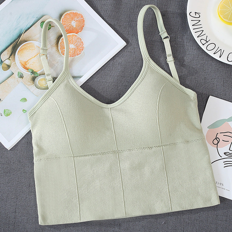 Spaghetti U-Back Crop Bralette