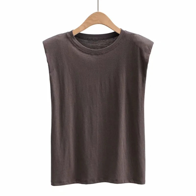 Padded Shoulder Tank Top