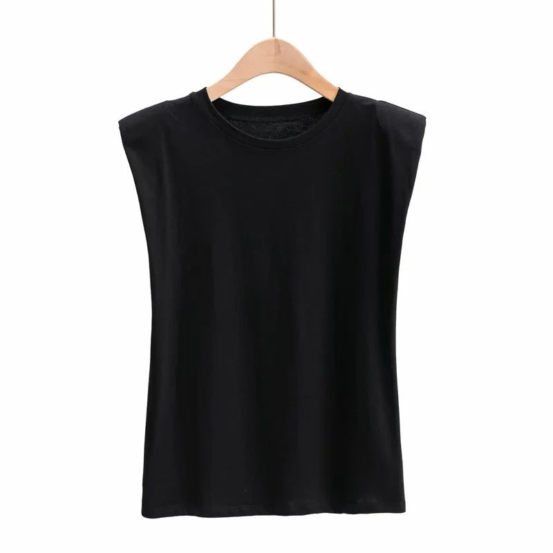 Padded Shoulder Tank Top