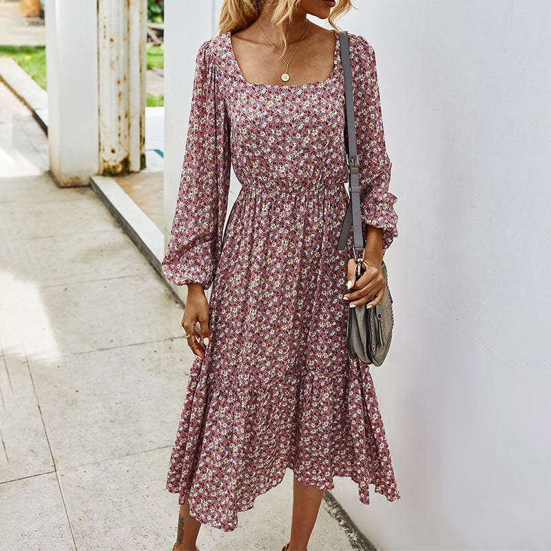 Emery Floral Puff Sleeve Dress