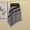 Wool Knit Arrow Skirt