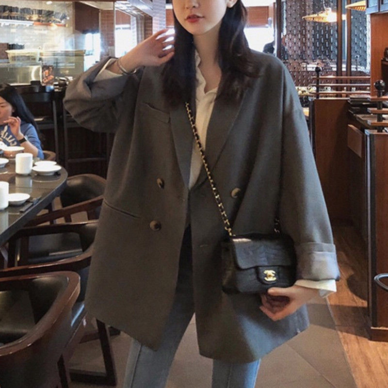 Oversized Double Breasted Blazer