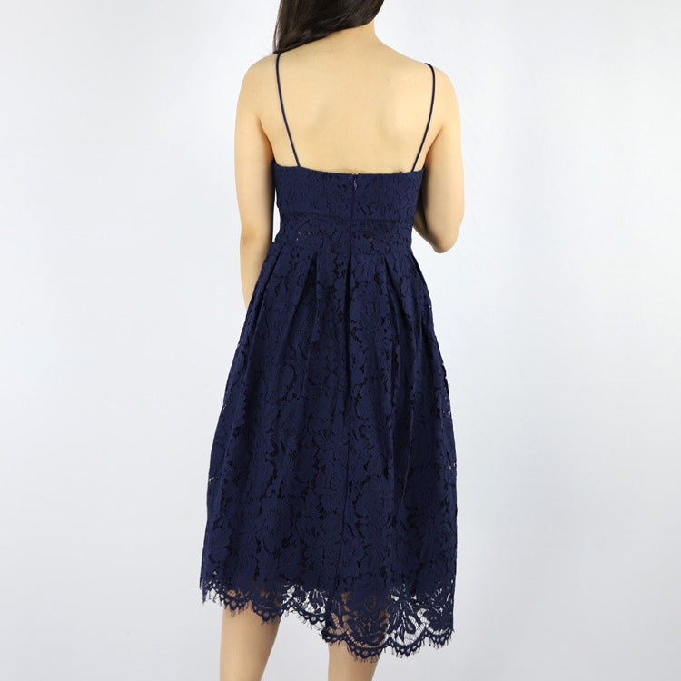 Spaghetti Lace V-Neck Dress