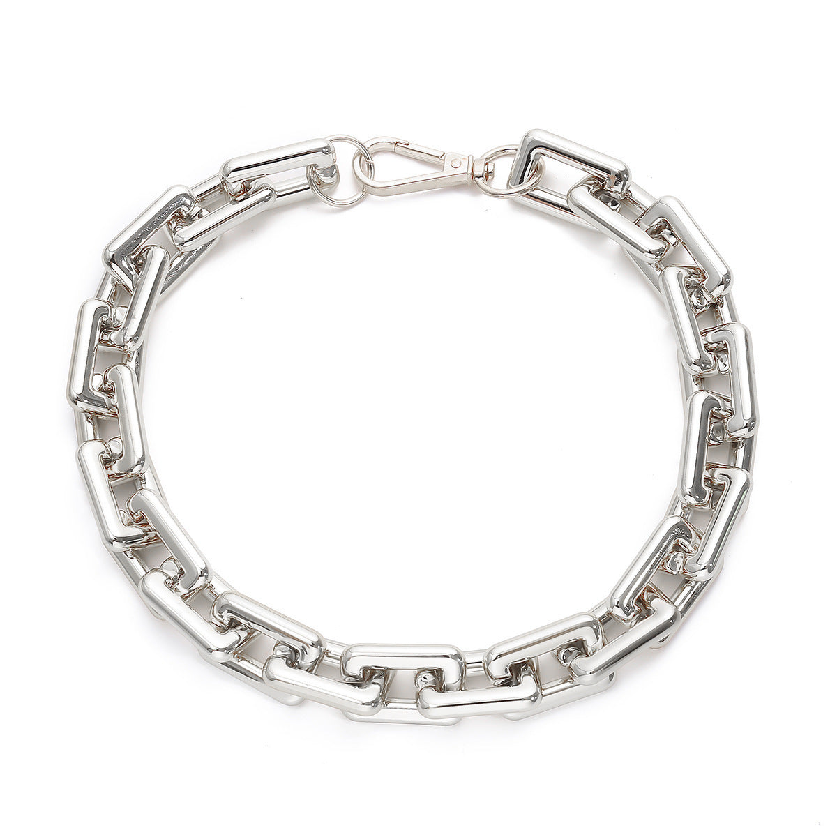 Interlock Rectangle Necklace