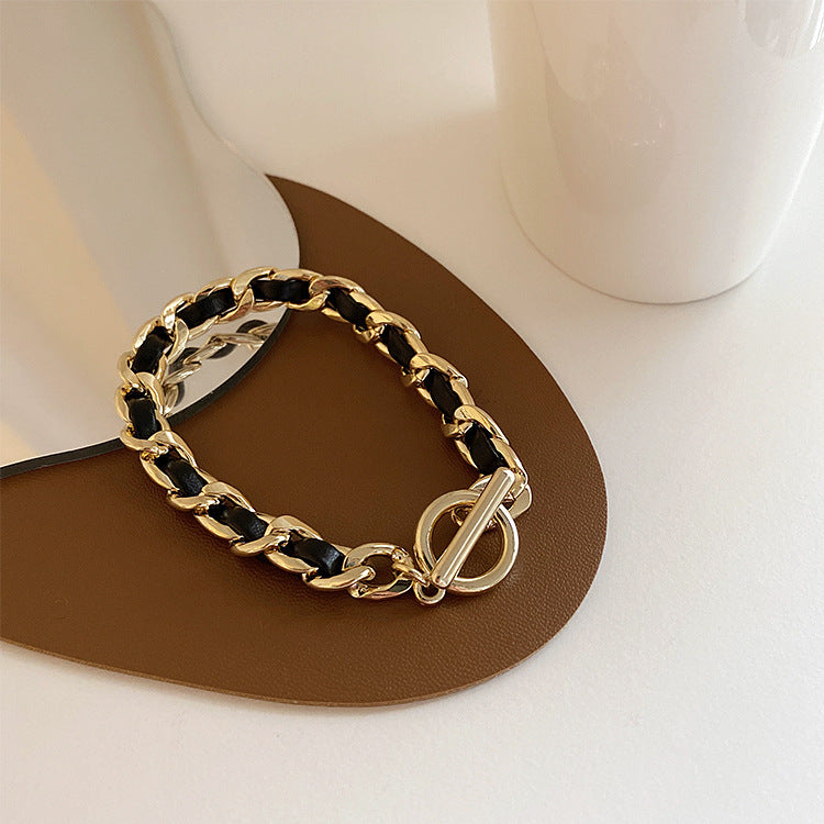 PU Leather Collar Chain/Bracelet